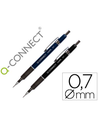 Portaminas Q-Connect Kappa 0,7 Mm Sujecion De Caucho