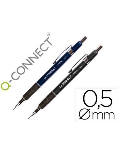 Portaminas Q-Connect Kappa 0,5 Mm Sujecion De Caucho