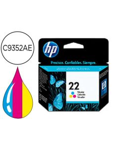 Ink-Jet Hp N.22 Tricolor -5Ml- Dj 3920/3940/D2360/F380 Psc 1410