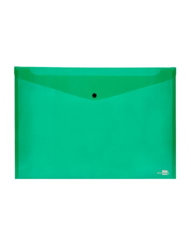 Carpeta Liderpapel Dossier Broche 44243 Polipropileno Din A3 Verde Translucido