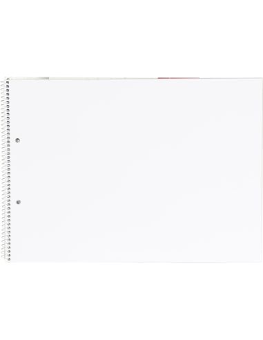 Bloc Dibujo Liderpapel Artistico Espiral 230X325Mm 20 Hojas 130G/M2 Sin Recuadro 2 Taladros Perforado