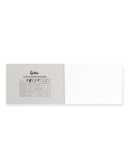 Bloc Dibujo Liderpapel Artistico Encolado 230X325Mm 20 Hojas 130G/M2 Sin Recuadro