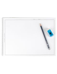 Bloc Dibujo Liderpapel Escolar Espiral 230X325Mm 20 Hojas 90 Gr/M2 Con Recuadro 2