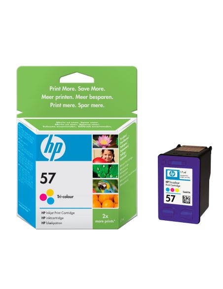 Ink-Jet Hp Dj450 5150 5550 560 0 5650 5152 7150 5800 5850 9650 9670 9680 9680Sp Photosmarrt100 N.57 Tricolor 17Ml.