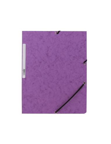 Carpeta Q-Connect Gomas Kf02171 Carton Simil-Prespan Solapas 320X243 Mm Violeta