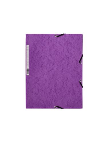 Carpeta Q-Connect Gomas Kf02171 Carton Simil-Prespan Solapas 320X243 Mm Violeta