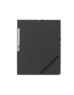 Carpeta Q-Connect Gomas Kf02169 Carton Simil-Prespan Solapas 320X243 Mm Negra 2