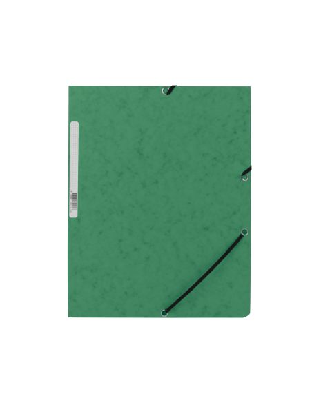 Carpeta Q-Connect Gomas Kf02168 Carton Simil-Prespan Solapas 320X243 Mm Verde