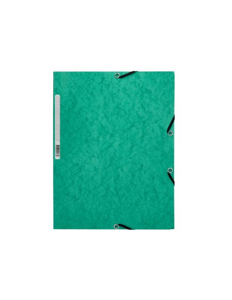 Carpeta Q-Connect Gomas Kf02168 Carton Simil-Prespan Solapas 320X243 Mm Verde
