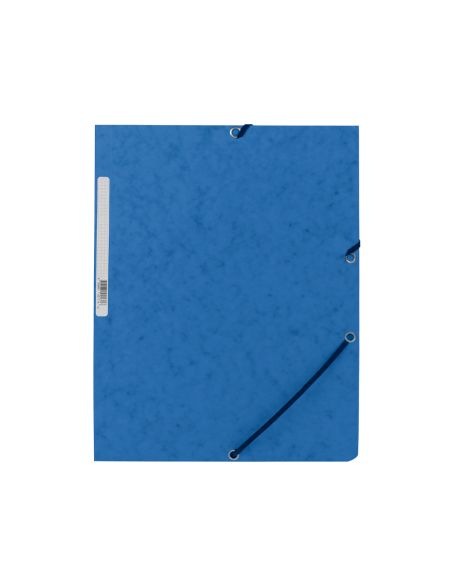 Carpeta Q-Connect Gomas Kf02167 Carton Simil-Prespan Solapas 320X243 Mm Azul