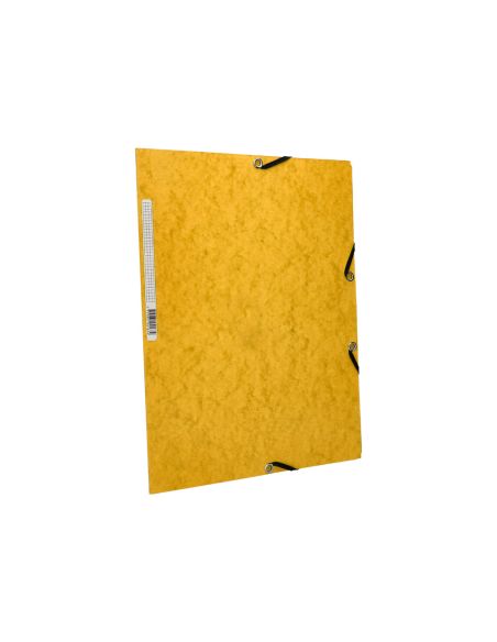 Carpeta Q-Connect Gomas Kf02166 Carton Simil-Prespan Solapas 320X243 Mm Amarilla