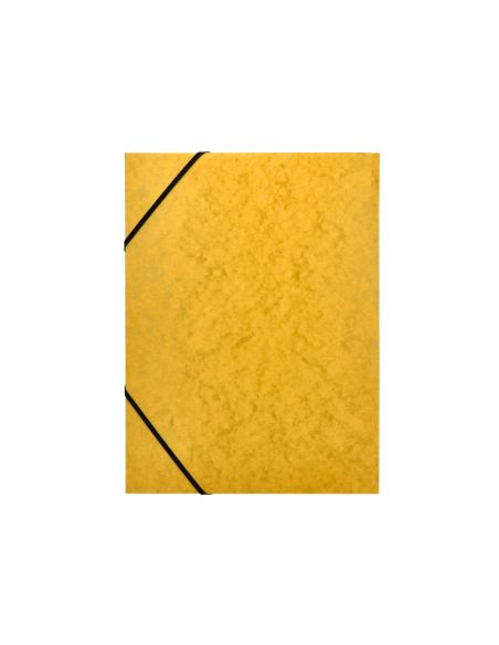 Carpeta Q-Connect Gomas Kf02166 Carton Simil-Prespan Solapas 320X243 Mm Amarilla