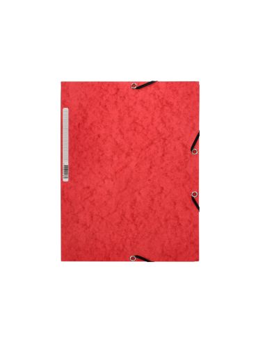 Carpeta Q-Connect Gomas Kf02165 Carton Simil Prespan Solapas 320X243 Mm Roj0