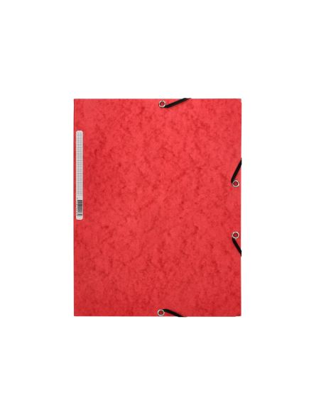 Carpeta Q-Connect Gomas Kf02165 Carton Simil Prespan Solapas 320X243 Mm Roj0