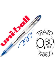 Rotulador Azul  Uni-Ball Roller Ub-200 Vision 0,8 Mm -Unidad