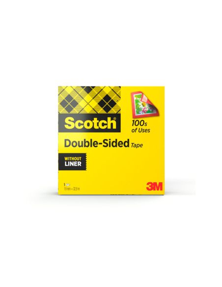 Cinta Adhesiva Scotch Dos Caras 33 Mt X 19 Mm