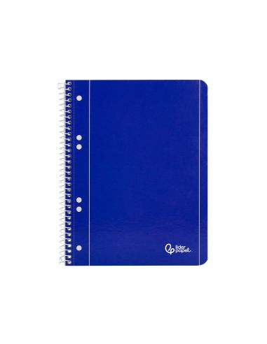 Cuaderno Espiral Liderpapel A5 Micro Serie Azul Tapa Blandblanda 80H 75Gr Horizontal 6 Taladros Azul