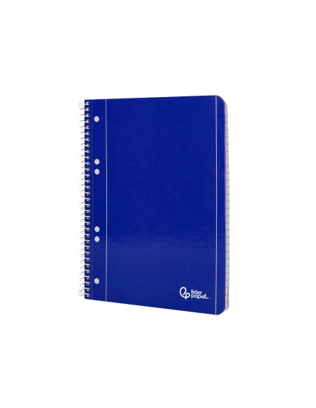 Cuaderno Espiral Liderpapel A5 Micro Serie Azul Tapa Blandblanda 80H 75Gr Horizontal 6 Taladros Azul