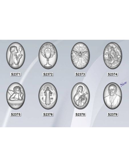 Llavero Metal Plateado 2X3 9Cm Angel Guarda Puente 2374 (24)