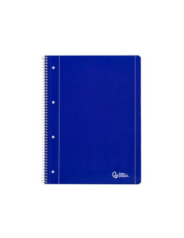 Cuaderno Espiral Liderpapel A4 Micro Serie Azul Tapa Blanda 80H 75Gr Cuadro 5Mm Con Mar Gen 4 Taladros Azul