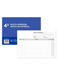 Talonario Liderpapel Entregas Cuarto Apaisado 329 Triplicado-Texto En Portugues
