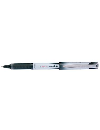 Rotulador Negro  Pilot Roller V-Ball Grip 0.5 Mm