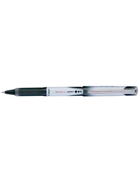 Rotulador Negro  Pilot Roller V-Ball Grip 0.5 Mm