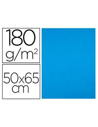 Cartulina Liderpapel 50X65 Cm 180G/M2 Azul Turquesa