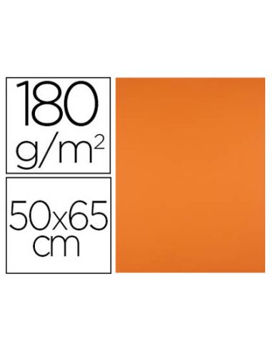 Cartulina Liderpapel 50X65 Cm 180G/M2 Naranja