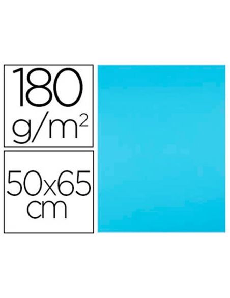 Cartulina Liderpapel 50X65 Cm 180G/M2 Celeste