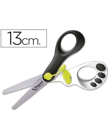 Tijera Escolar Maped Magic Up Koopy 13Cm Con Resorte Para Facilitar La Accion Del Corte Unidad