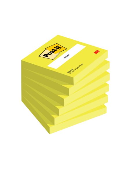 Bloc De Notas Adhesivas Quita Y Pon Post-It 76X76 Mm Verde Neon Con 100 Hojas