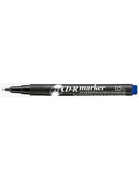 Rotulador Artline Para Cd Punta De Fibra Permanente Ek-883 Azul -Punta Redonda 0.5 Mm
