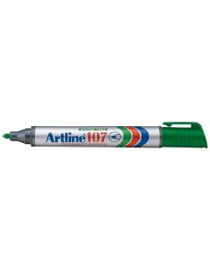 Rotulador Artline Marcador Permanente 107 Verde Punta Redonda 2