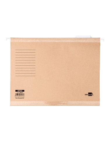 Carpeta Colgante Liderpapel Folio Prolongado Kraft