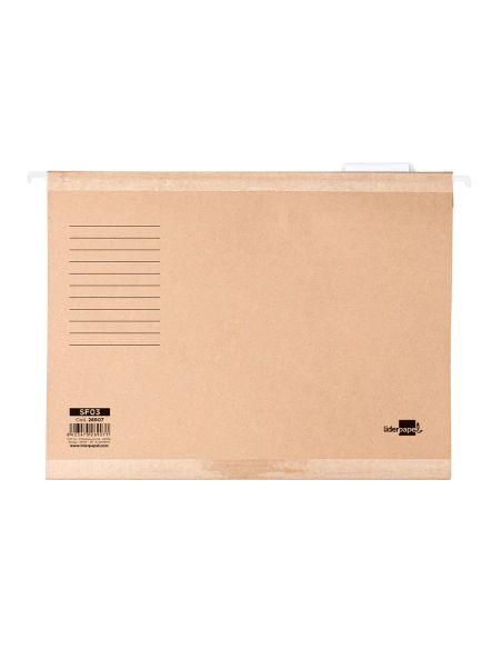 Carpeta Colgante Liderpapel Folio Prolongado Kraft