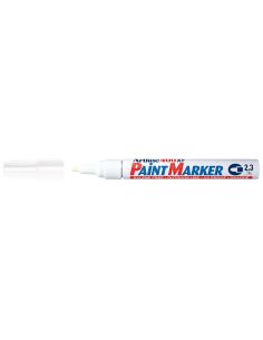 Rotulador Artline Marcador Permanente Ek-400 Xf Blanco Punta Redonda 2.3 Mm Metal Caucho Y Plastico 2