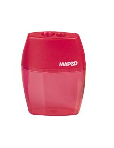 Sacapuntas Maped Plastico 2 Usos Con Deposito Expositor De 20 Unidades