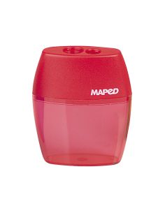 Sacapuntas Maped Plastico 2 Usos Con Deposito Expositor De 20 Unidades 2