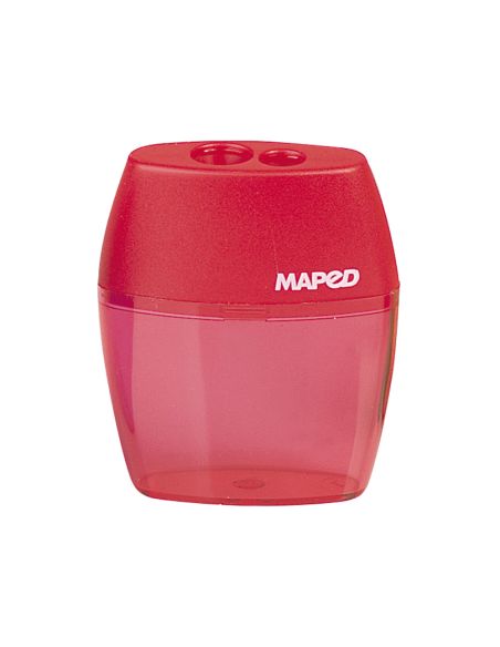 Sacapuntas Maped Plastico 2 Usos Con Deposito Expositor De 20 Unidades