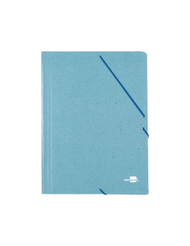 Carpeta Liderpapel Gomas Tres Solapas Carton Prespan Folio Color Verde