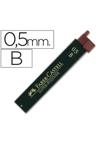 Minas Faber Grafito 9065 0,5 Mm B Estuche De 12 Minas