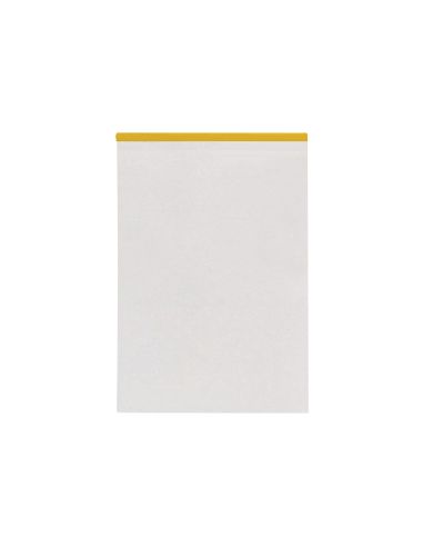 Bloc Notas Liderpapel Encolado A4 Rayado Horizontal 50 Hojas 80 Gr Color Amarillo