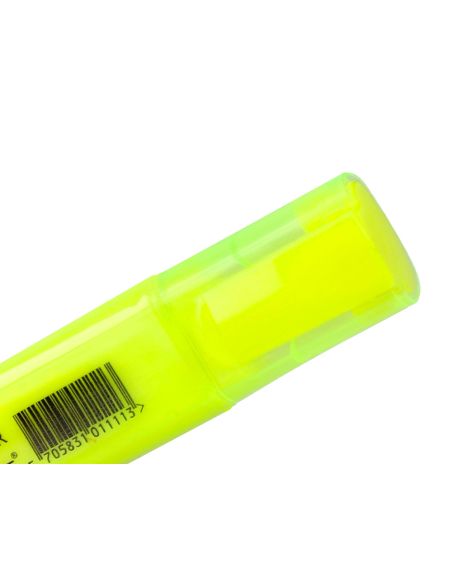 Rotulador Q-Connect Fluorescente Amarillo Punta Biselada