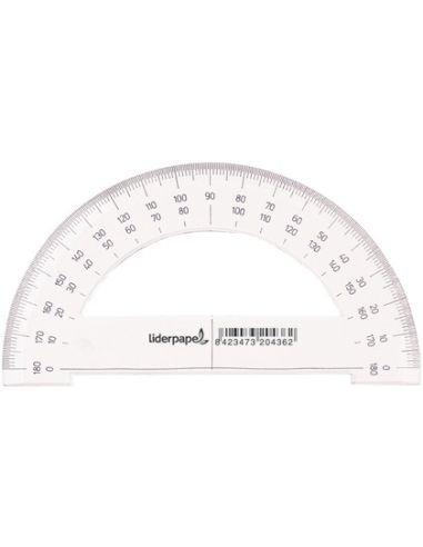 Semicirculo Liderpapel 14 Cm Plastico