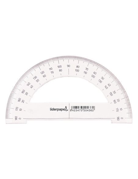 Semicirculo Liderpapel 14 Cm Plastico