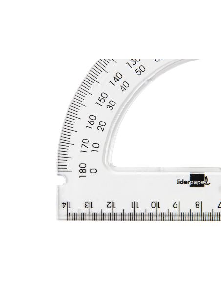 Semicirculo Liderpapel 14 Cm Plastico