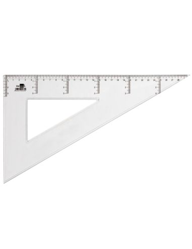 Cartabon Liderpapel 30 Cm Plastico Cristal