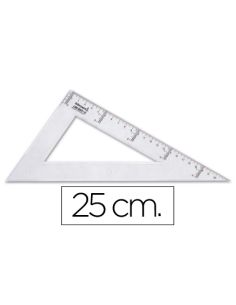 Cartabon Liderpapel 25 Cm Plastico Cristal