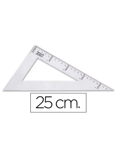 Cartabon Liderpapel 25 Cm Plastico Cristal